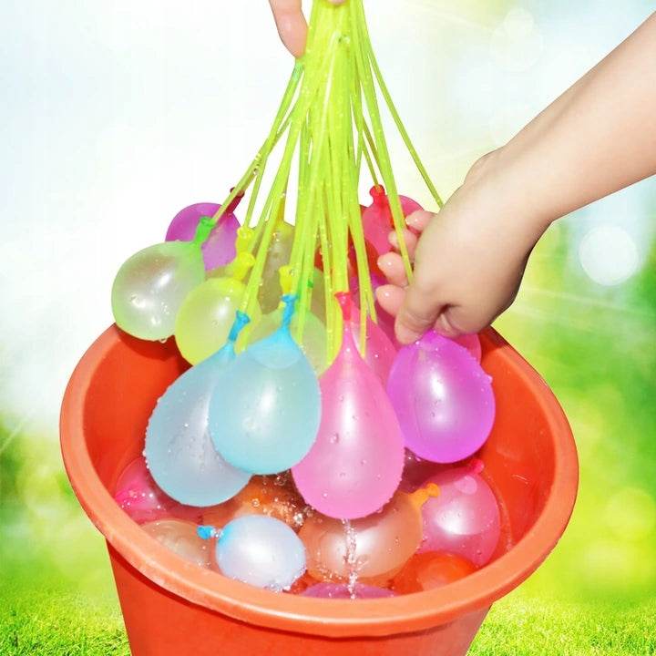 WATER BALLOONS WATER BOMBS AUTOMATIC SELF-CLOSING + THREAD SET 1000 Color multicolor