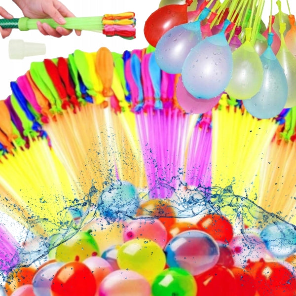 WATER BALLOONS WATER BOMBS AUTOMATIC SELF-CLOSING + THREAD SET 1000