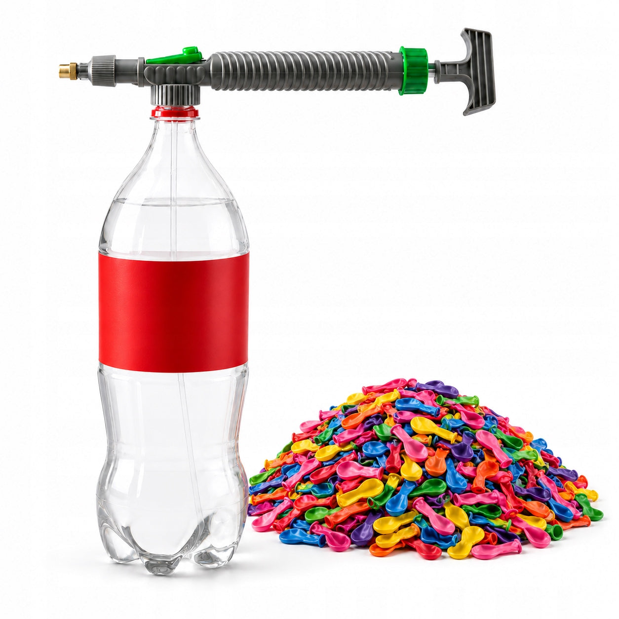 WATER BALLOONS WITH PUMP Sprinkler Bottle Sprayer Bomb Set 300pcs Packaging status original