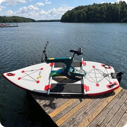 WATER BIKE INFLATABLE WATER BIKE WITH PEDALS HIKING WATER SPORTS EAN (GTIN) 5903878221070