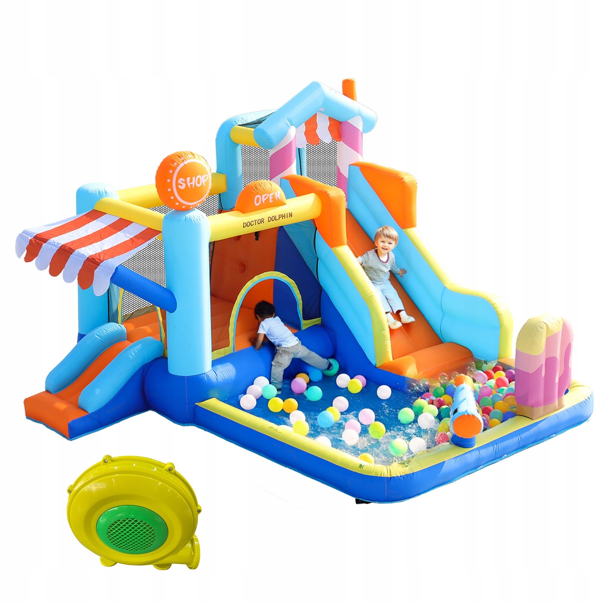 WATER BLOWER FOR CHILDREN POOL TRAMPOLINE XXL
