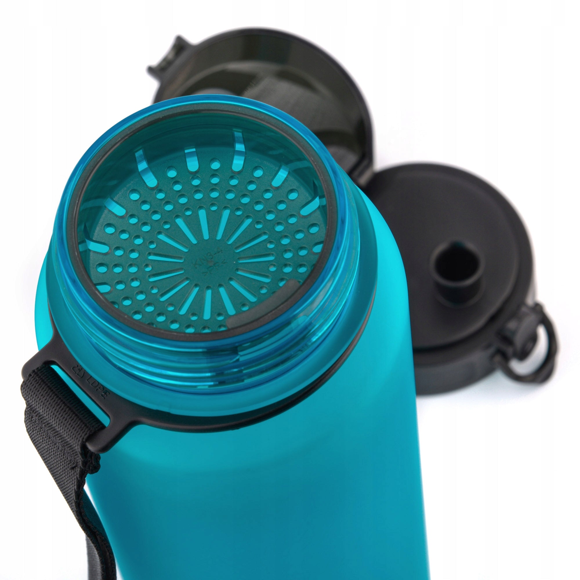 WATER BOTTLE 1000ml TRITAN WITH STRAINER MOUTHPIECE HANDLE BPAfree Manufacturer code 17663