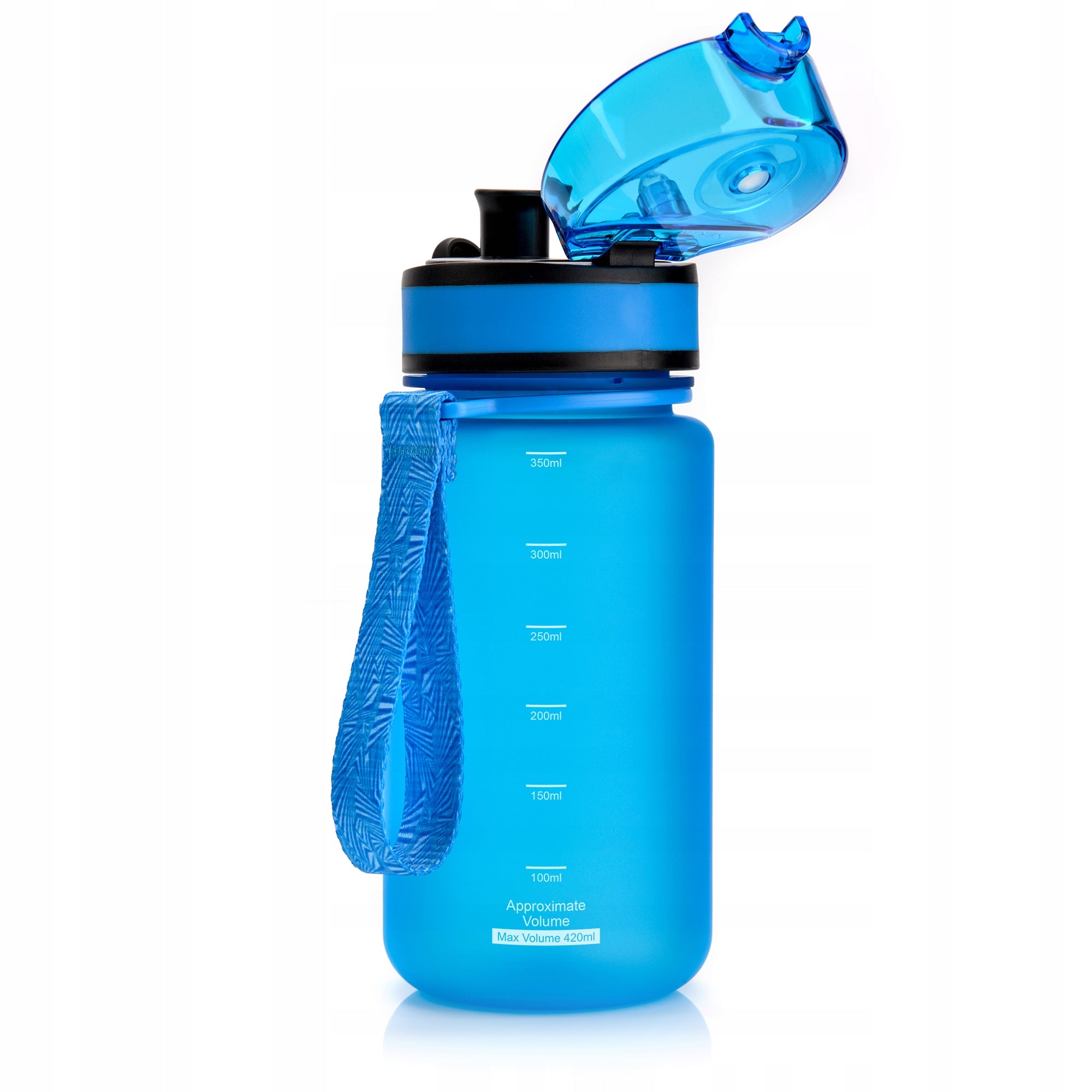 WATER BOTTLE 350ml TRITAN WITH STRAINER MOUTHPIECE HANDLE BPAfree Packaging status original