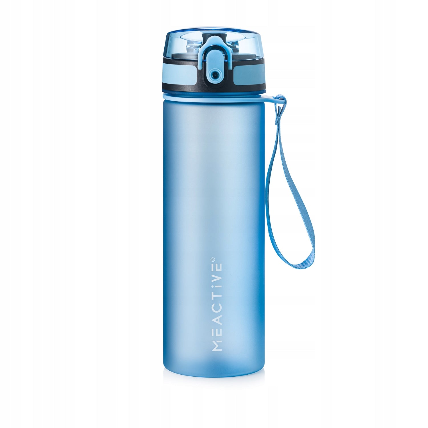 WATER BOTTLE 500ml TRITAN BLUE SPORTS WITH STRAINER AND GRADUATION Color blue