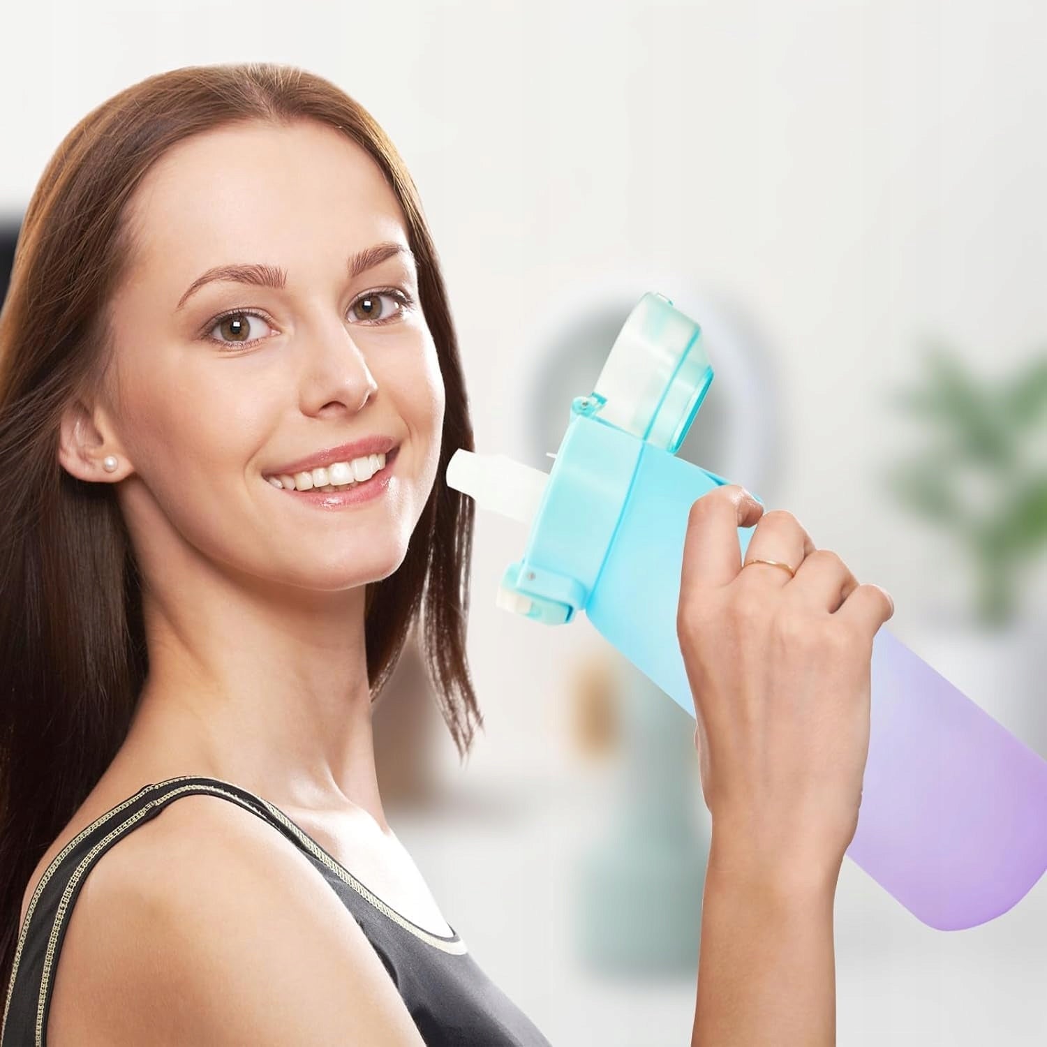 WATER BOTTLE 650ML GRADIENT PURPLE SPICE WATER BOTTLE -7PCS EAN (GTIN) 745857125567