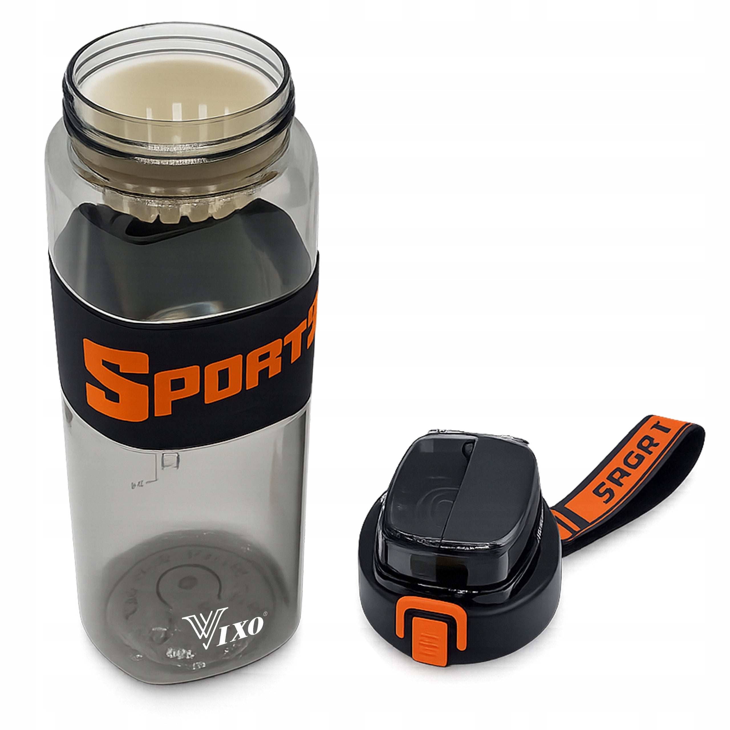 WATER BOTTLE 750 ML BPA FREE TRITAN SEALED WITH SPORTS MEASURING CUP Kind water bottle
