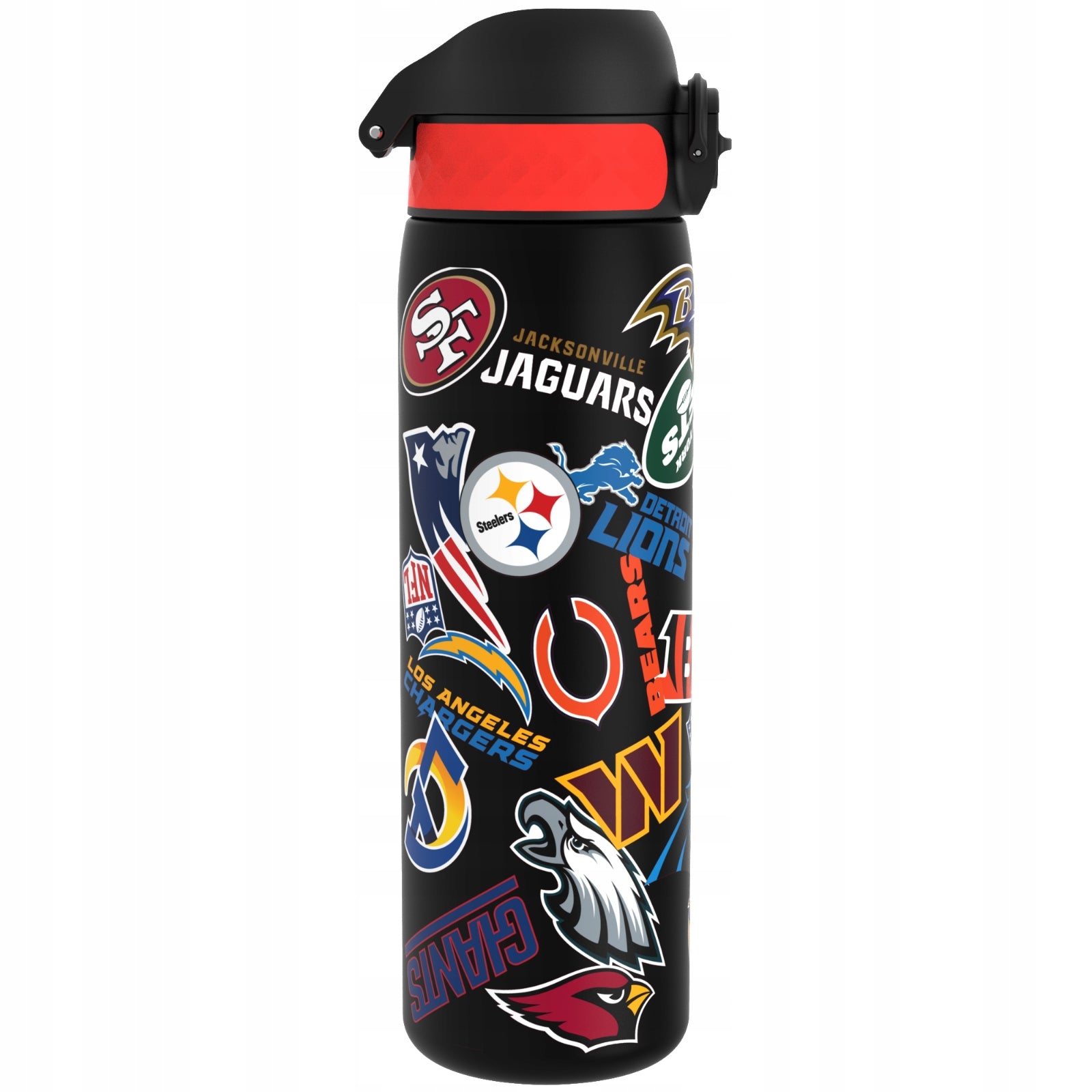 WATER BOTTLE -ATEST PZH- NFL AMERICAN FOOTBALL RUGBY SUPER BOWL ION8 0,5 L 500 ml Brand Ion8