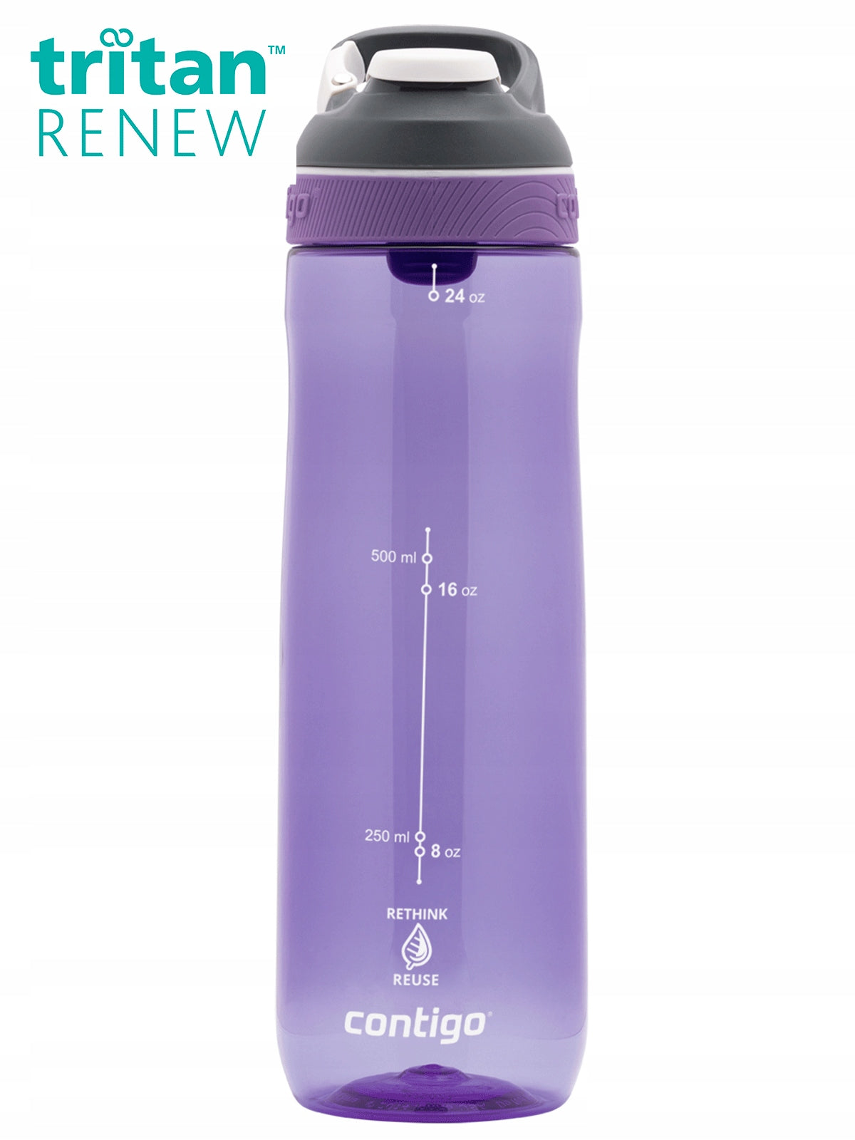 WATER BOTTLE CONTIGO CORTLAND SEALED WATER BOTTLE - GRAPEVINE 720ML Packaging status original