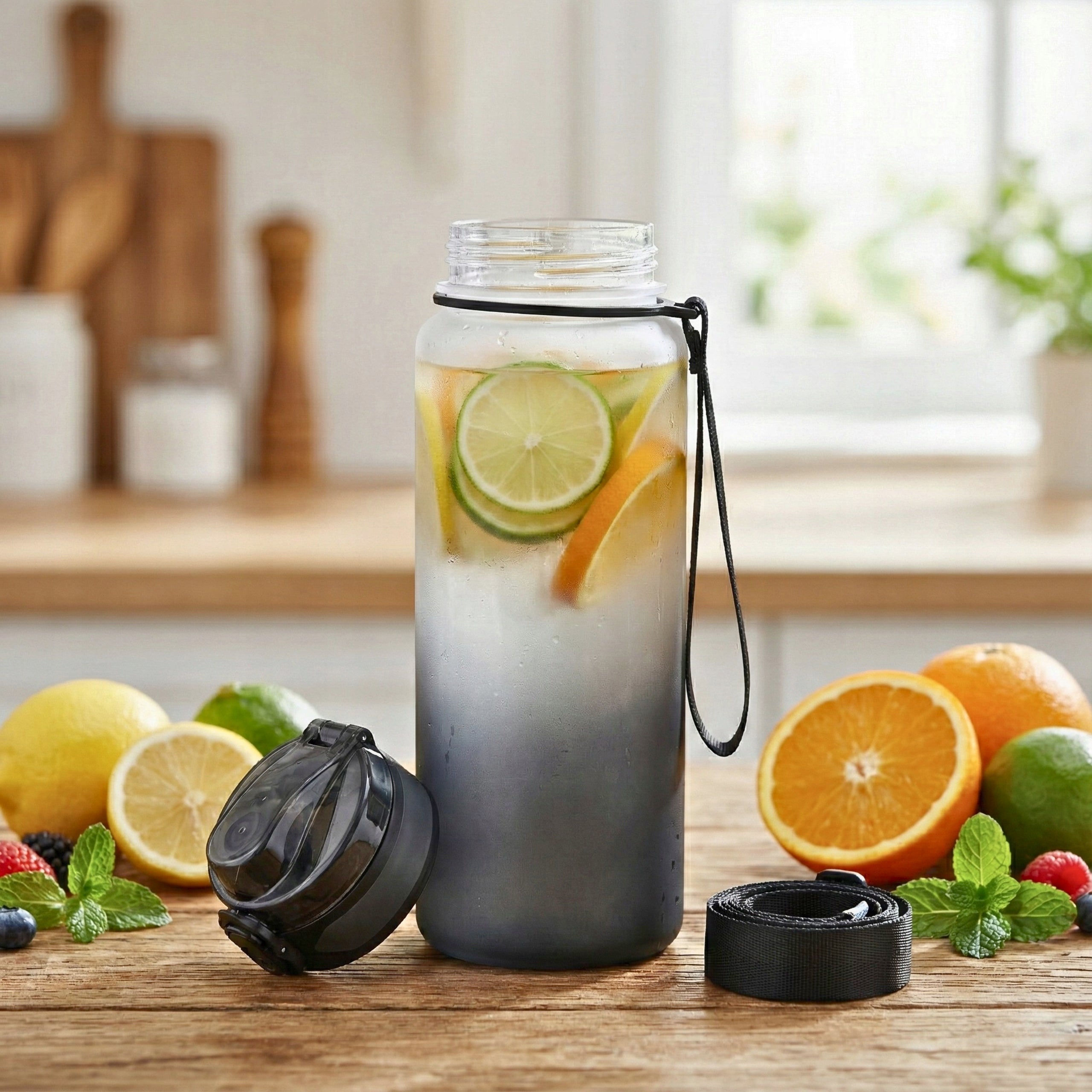 WATER BOTTLE DRINK TRITAN 800ML SEALED WATER BOTTLE WITH GRADUATION SPORT Manufacturer code 5905155036988