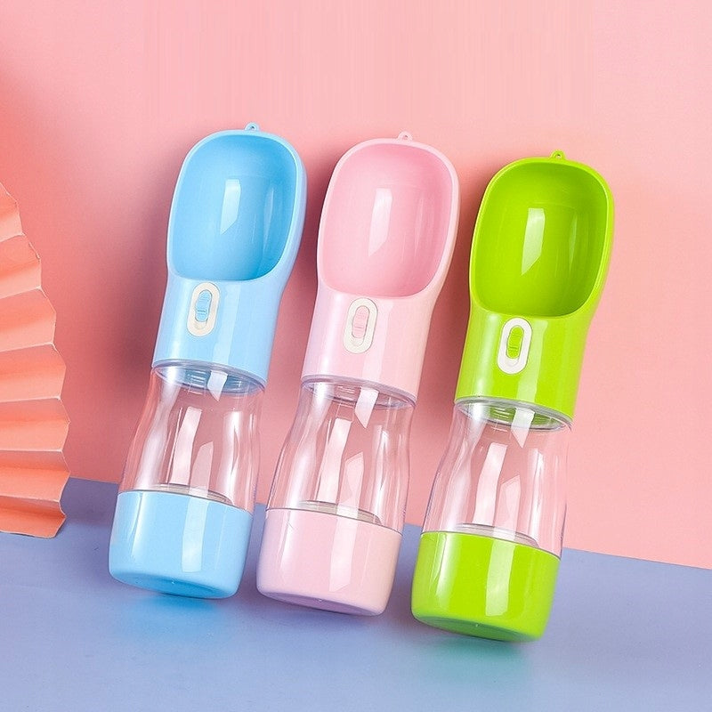 WATER BOTTLE FOR DOG MONTESSA WATER BOTTLE PET BOWL PINK 3IN1 Brand no brand