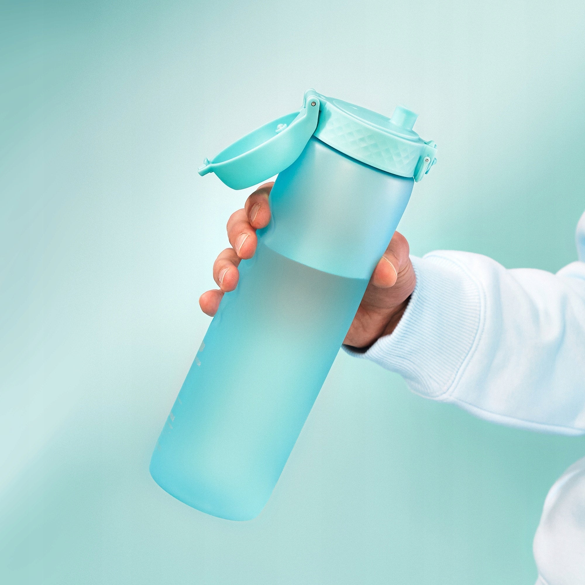 WATER BOTTLE MOTIVATIONAL MEASUREMENT FOR DRINKING WATER MEASURE MOTIVATOR ORIGINAL ION8 1 l Manufacturer code I8RF1000PBMOT2