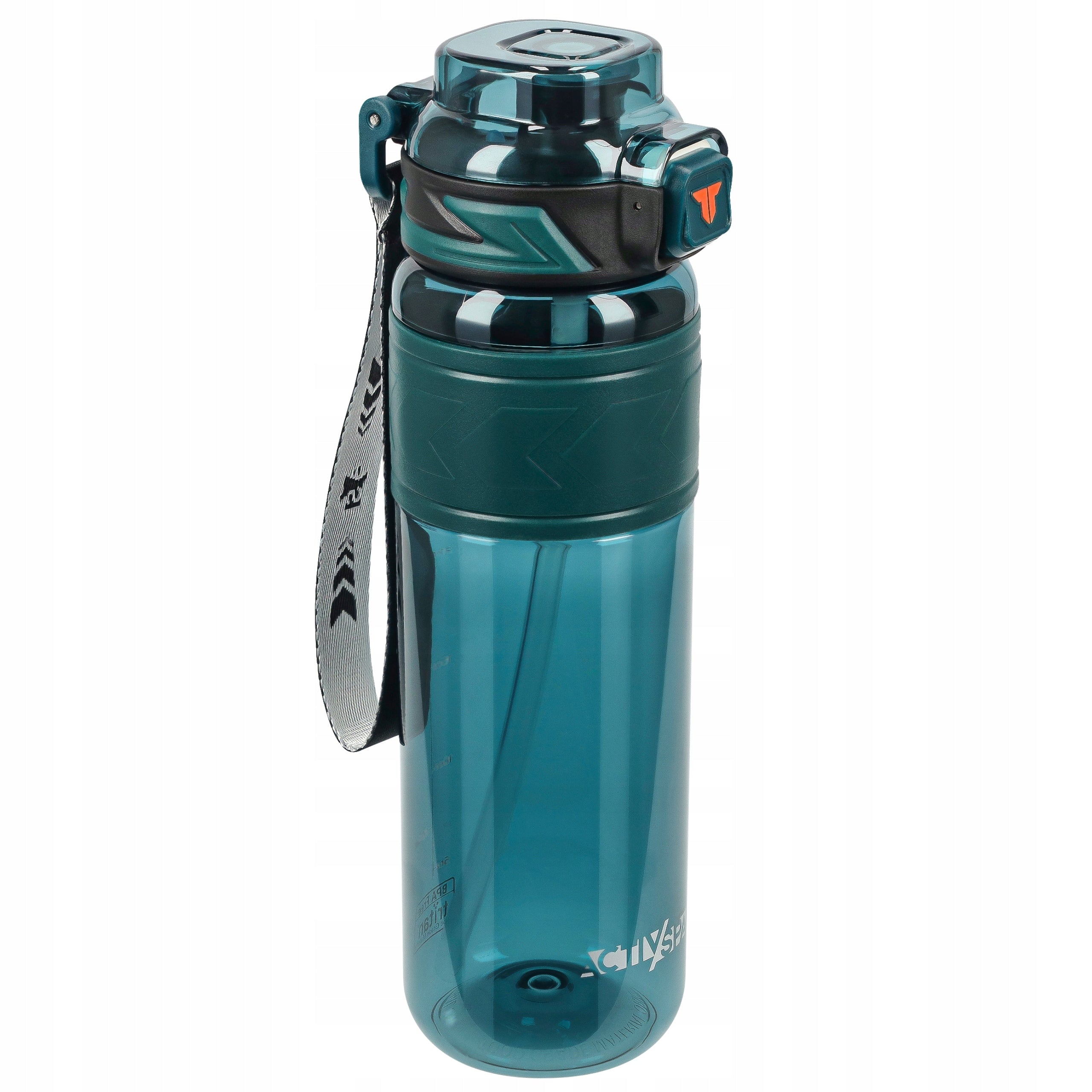 WATER BOTTLE MOTIVATIONAL SPORTS BOTTLE WITH MEASURING CUP MOUTHPIECE TRITAN 1L PRO EAN (GTIN) 5904183609362