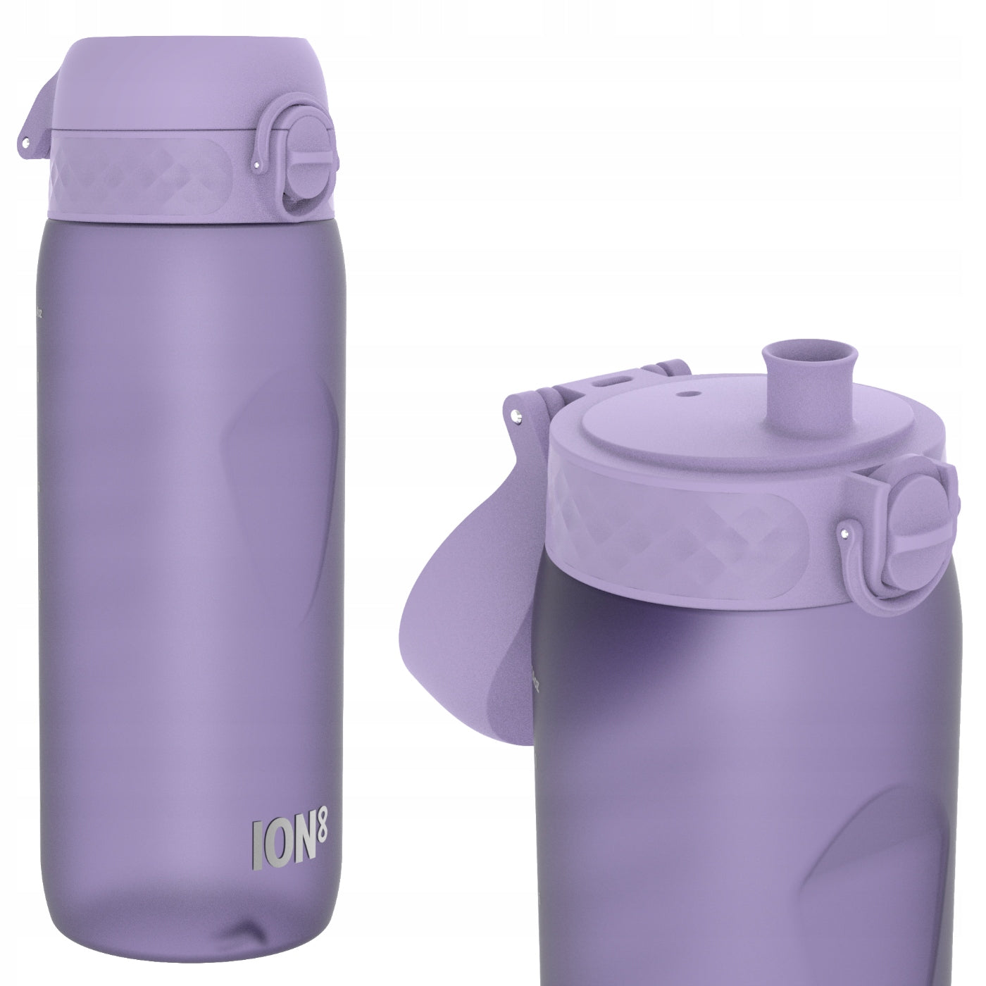 WATER BOTTLE SEALED LIGHT PURPLE SPORT GYM OFFICE YOGA BIKE ION8 0,75 LITER
