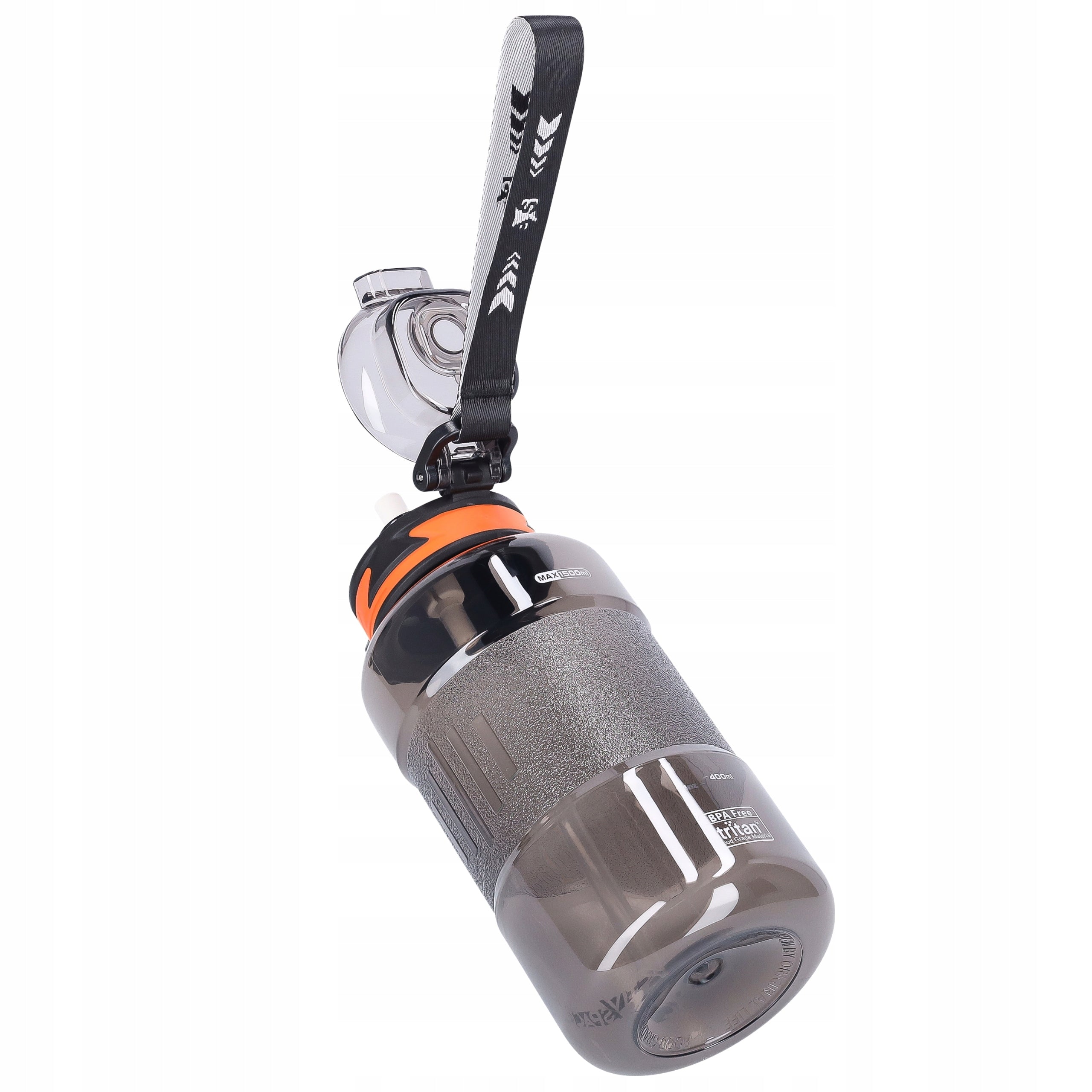 WATER BOTTLE SPORTS BOTTLE WITH MEASURING CUP TRITAN SEALED WITH STRAW 1,5L PRO Manufacturer code 5907215700099