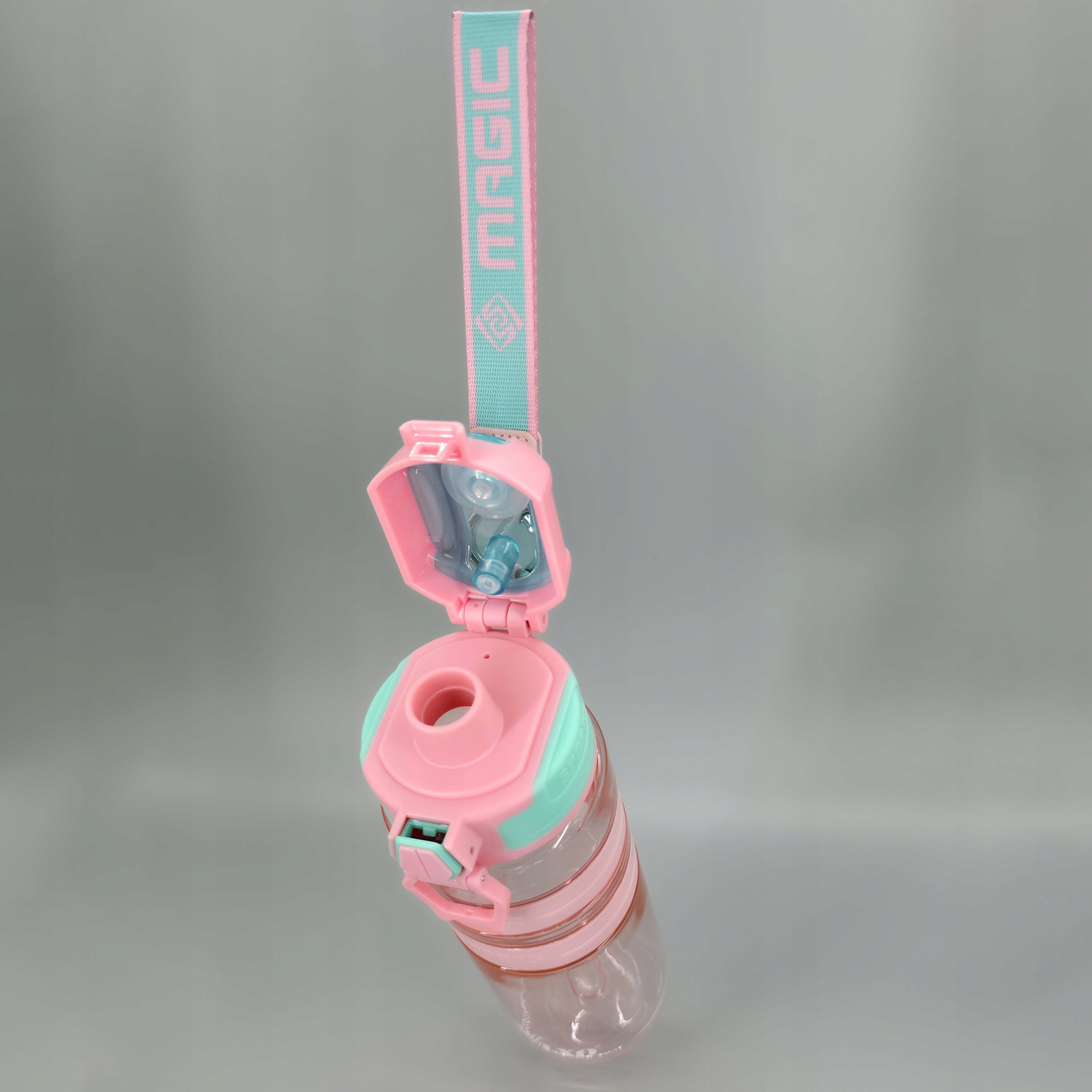 WATER BOTTLE TRITAN SEALED WITH SPORTS MEASURING CUP 700 ML BPA FREE Color pink