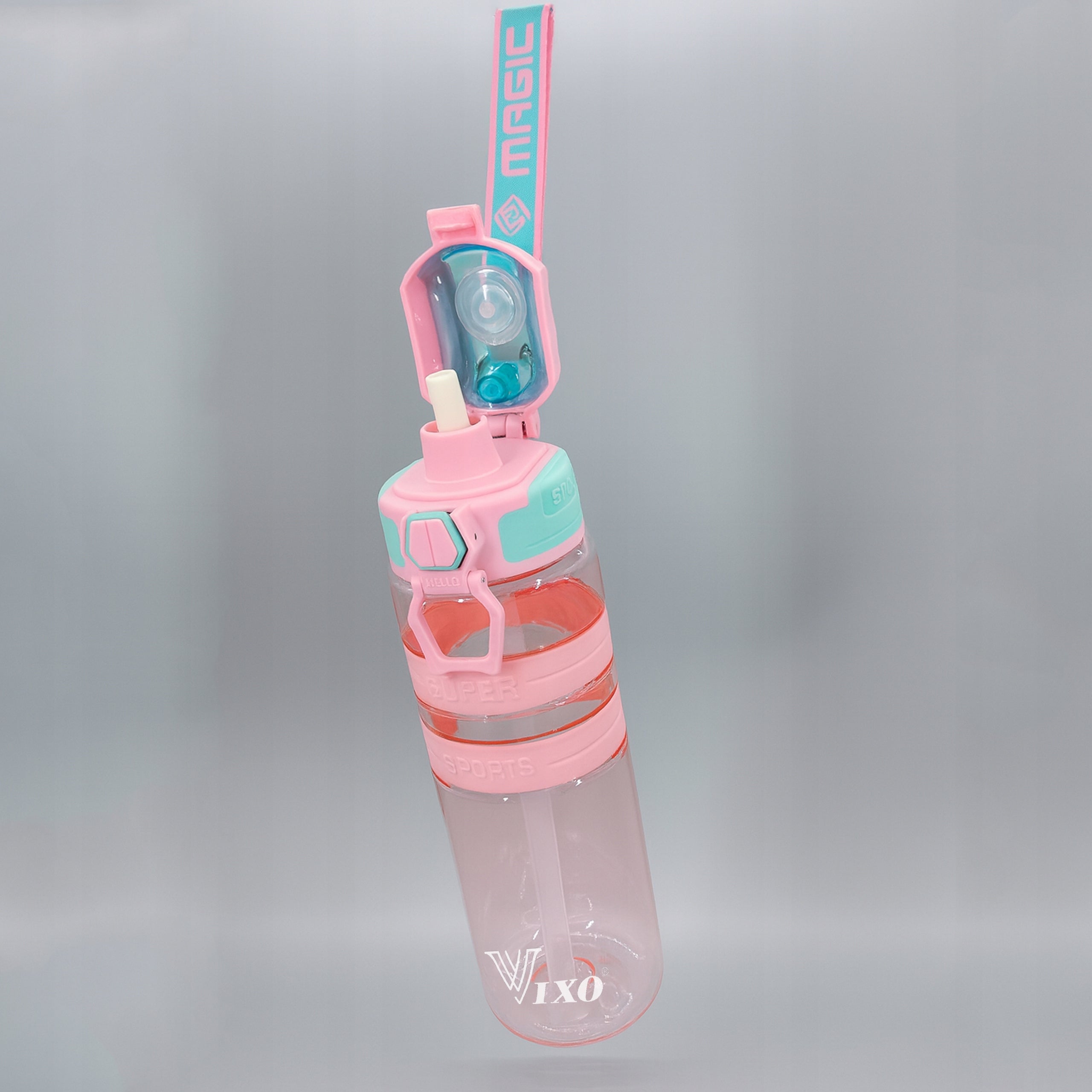 WATER BOTTLE TRITAN SEALED WITH SPORTS MEASURING CUP 700 ML BPA FREE Volume 700 ml