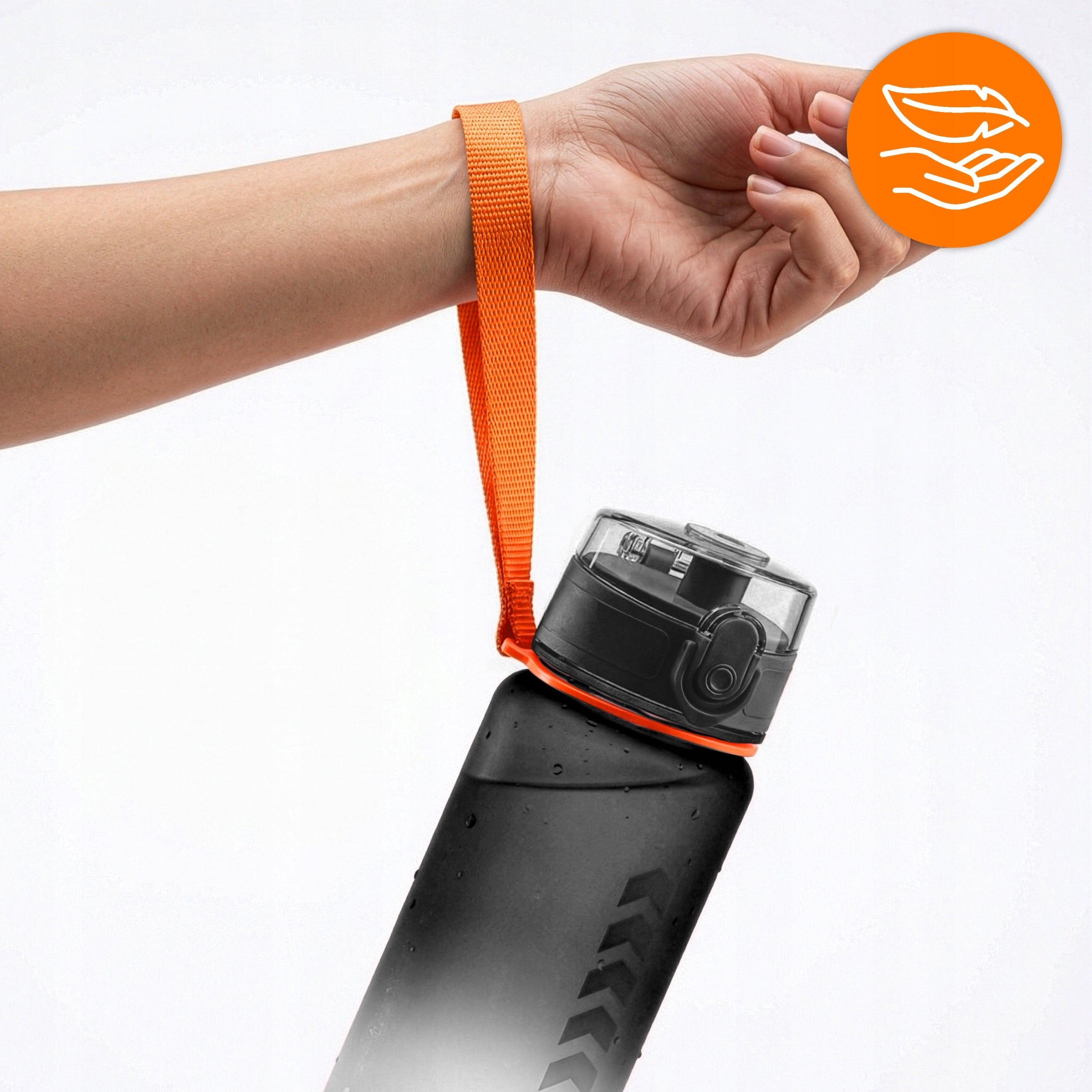 WATER BOTTLE TRITAN SPORTS WATER BOTTLE SEALED MOTIVATIONAL SCOOP 650ML Brand EVI