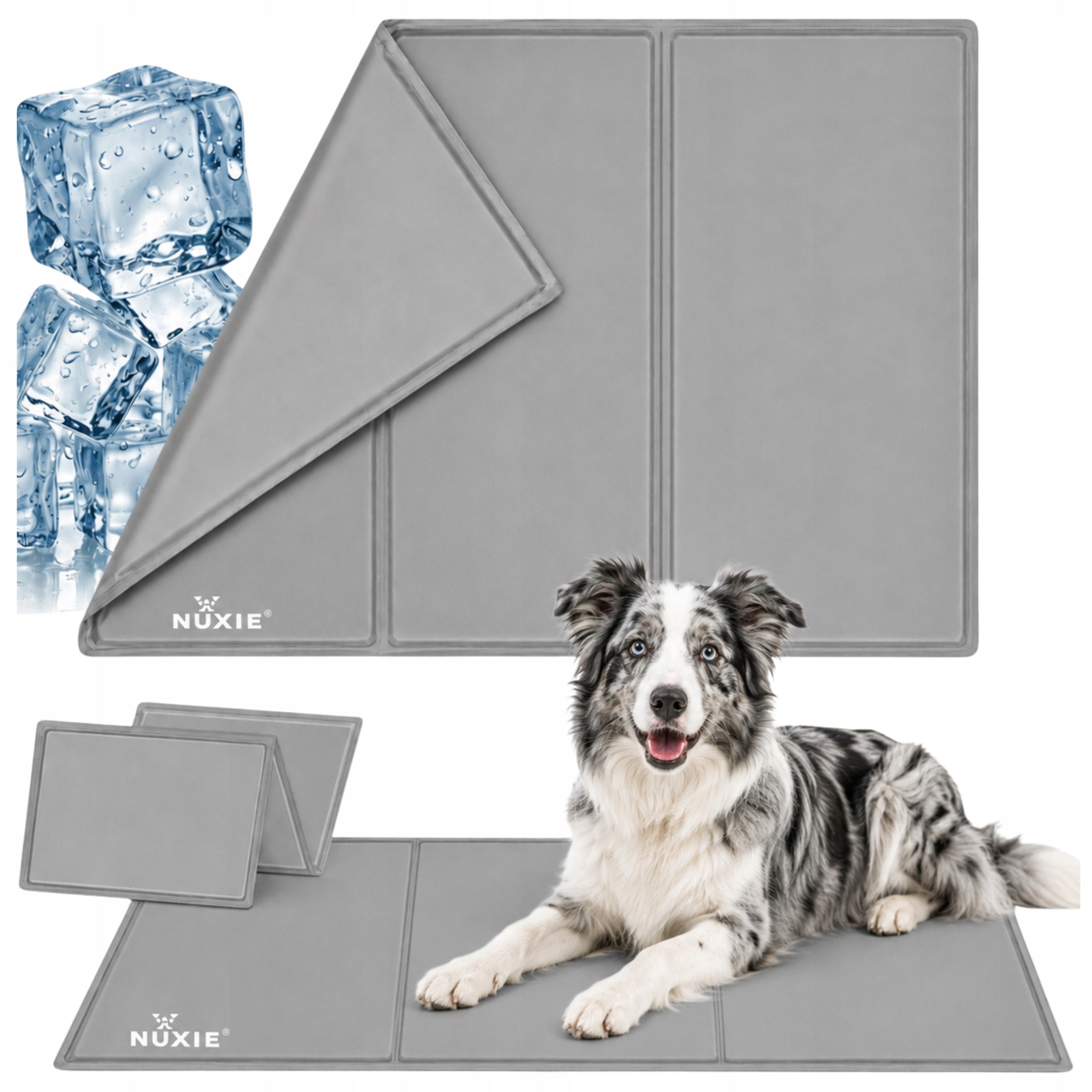 WATER COOLING MAT LARGE 110x70cm GEL DOG BED CAT GARDEN