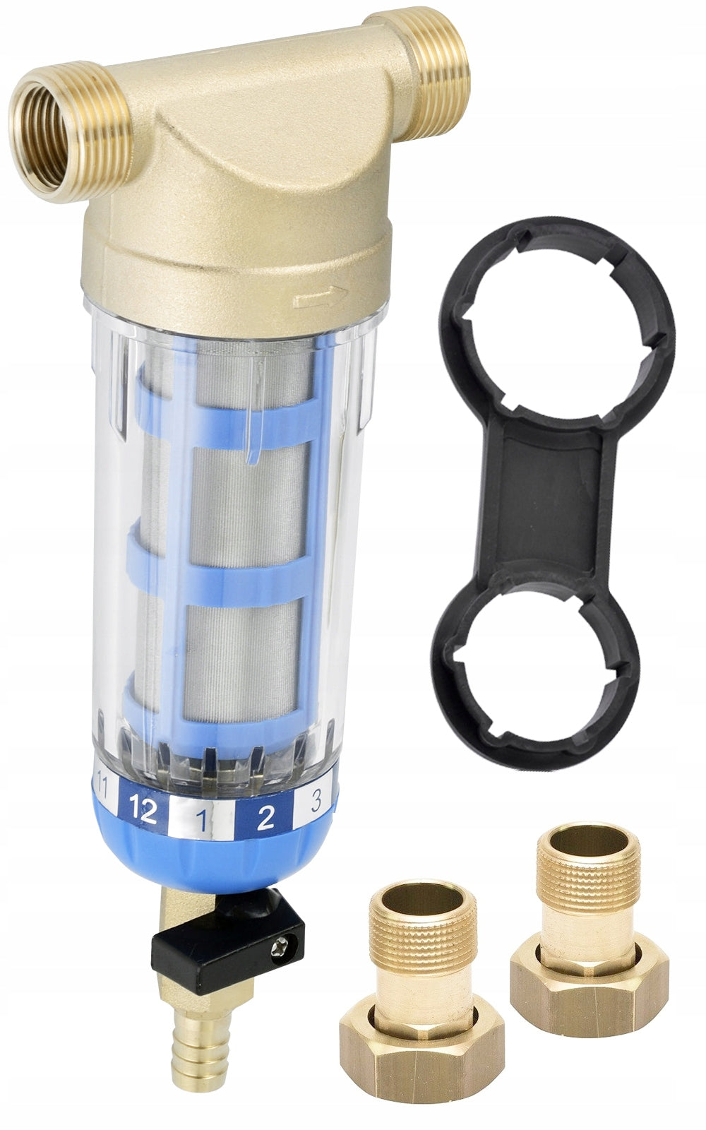 WATER FILTER COMPLETE SELF-CLEANING 3/4 X 1" ASTIBI 100 MIK.