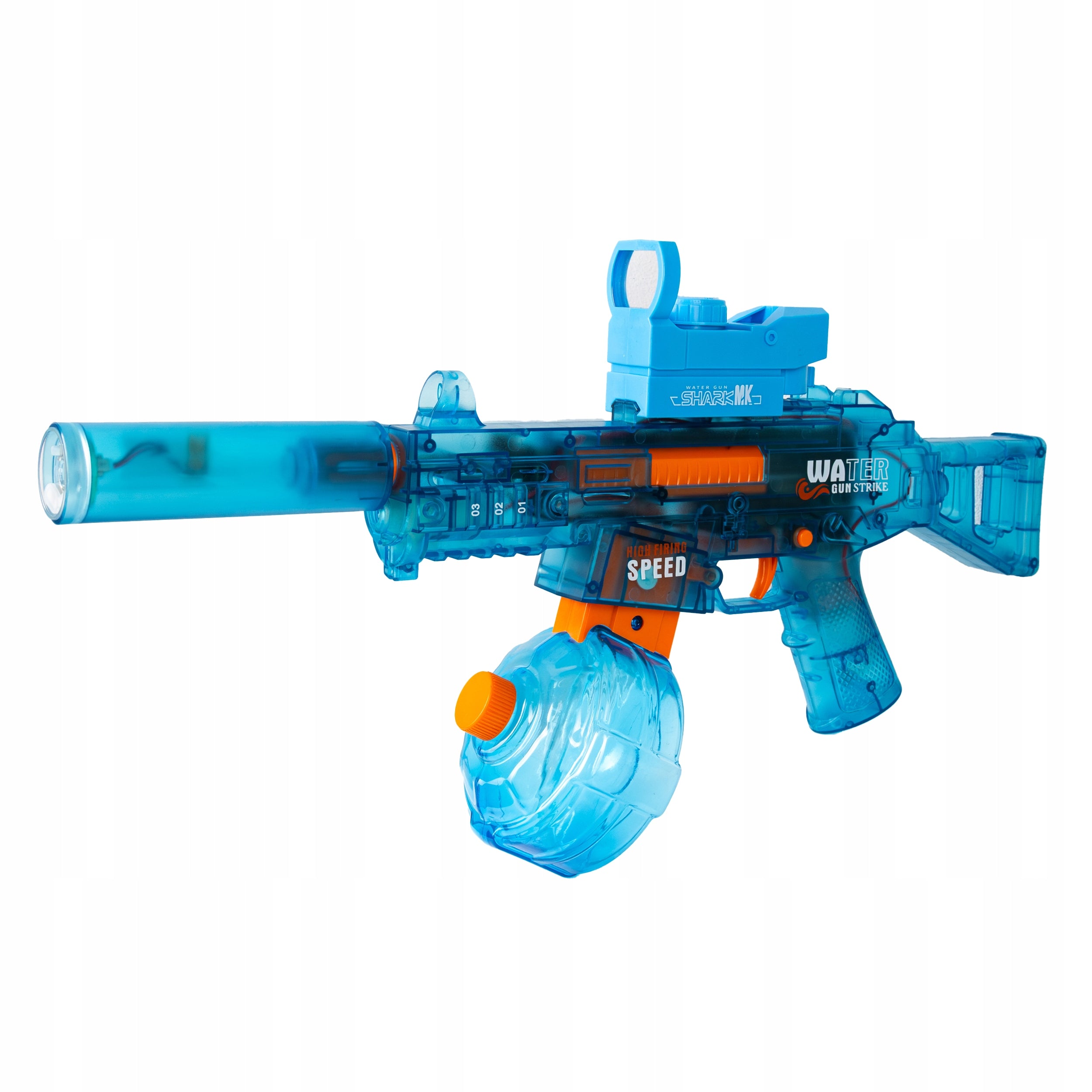 WATER GUN AUTOMATIC THROWER RIFLE FOR BATTERY LED Kind water gun