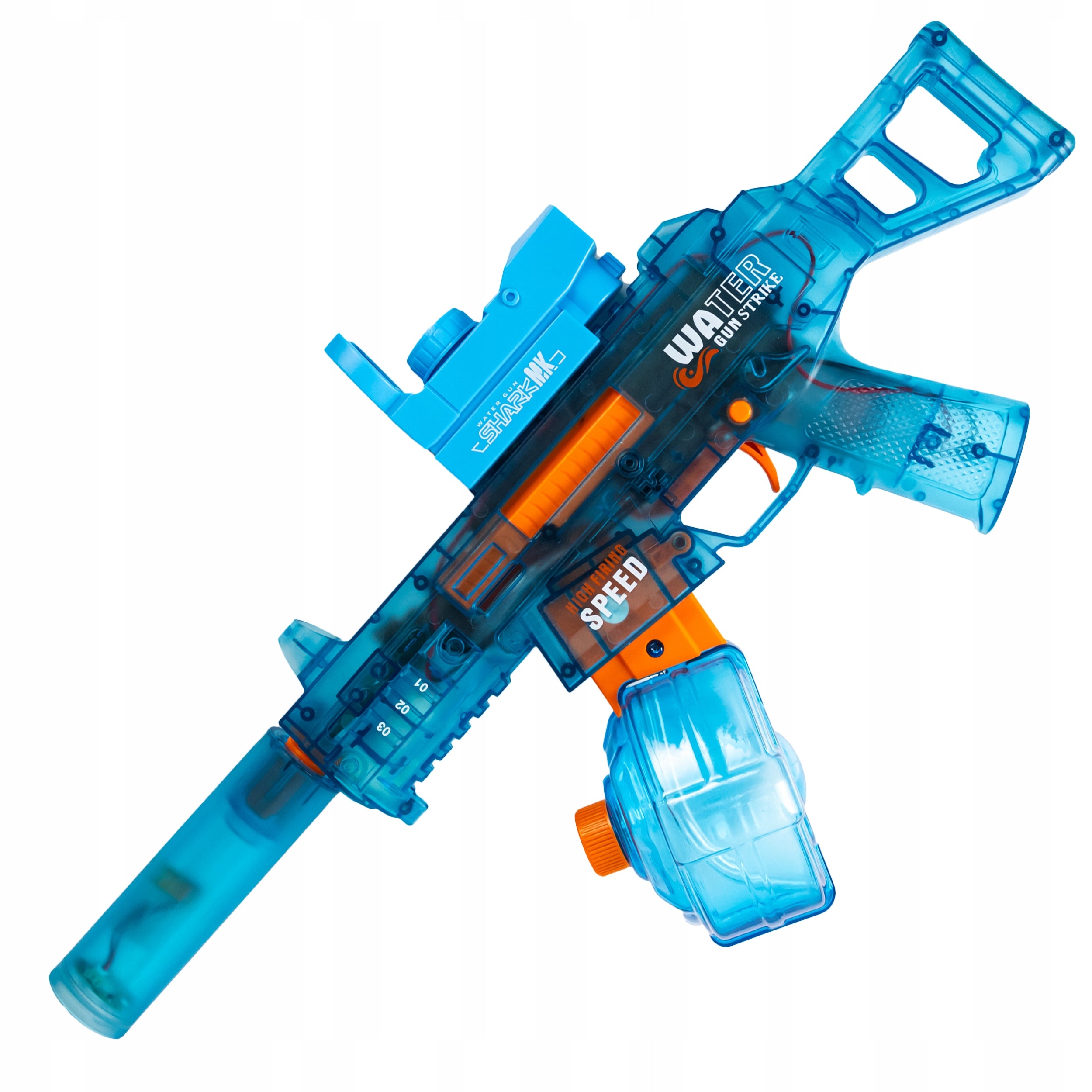 WATER GUN AUTOMATIC THROWER RIFLE FOR BATTERY LED Manufacturer code 7731