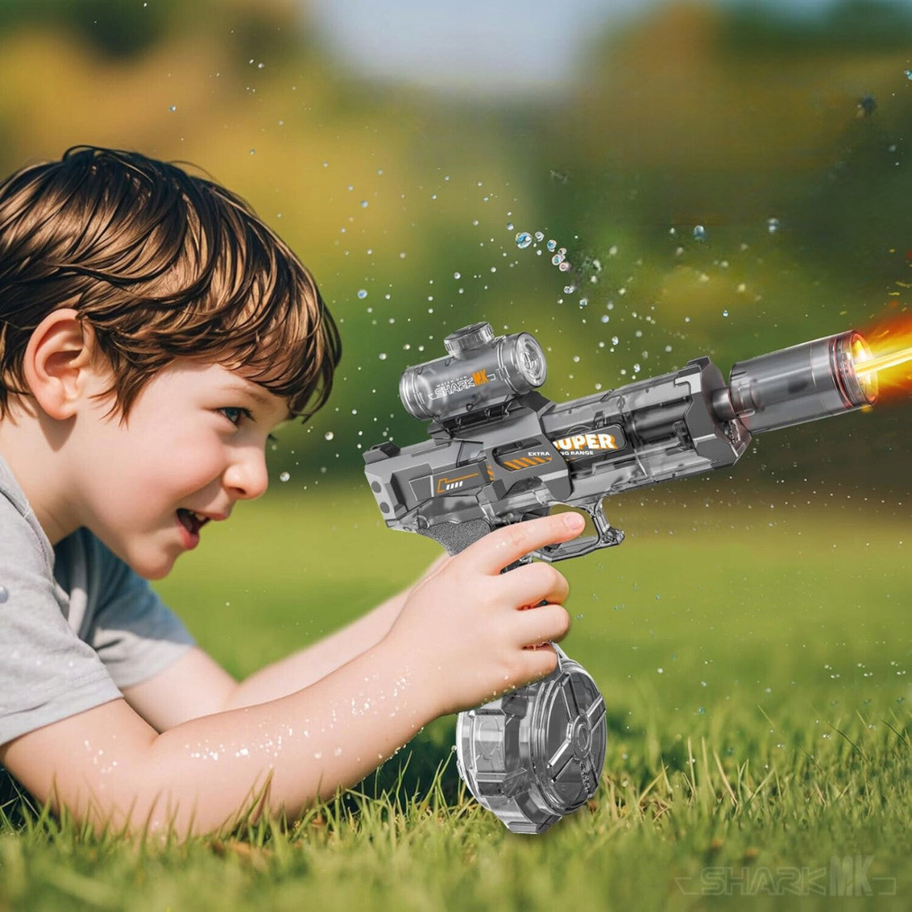 WATER GUN ELECTRIC AUTOMATIC RIFLE WATER GUN FOR CHILDREN LED Certificates and opinions CE EN 71