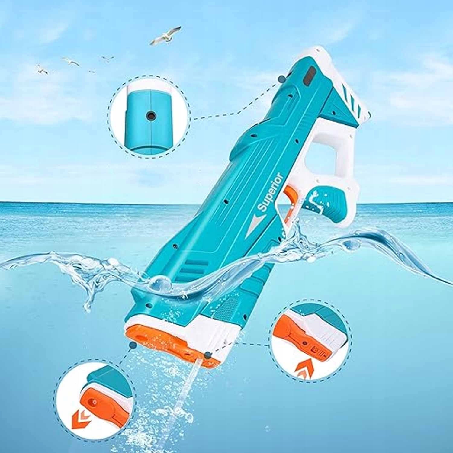 WATER GUN ELECTRIC PITCHER FOR KIDS charging + 500mah Aku Brand no brand
