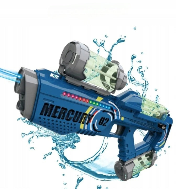 WATER GUN, ELECTRIC, WITH LASER, AUTOMATIC, WATER RIFLE