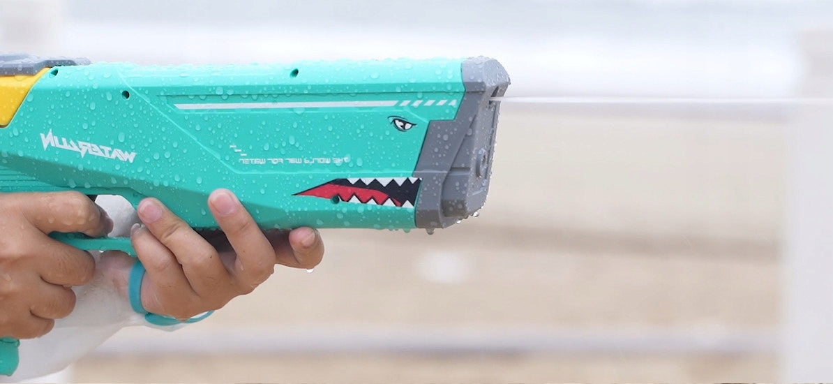 WATER GUN RIFLE AUTOMATIC Electric Water Thrower USB CABLE Kid's age 6+ years
