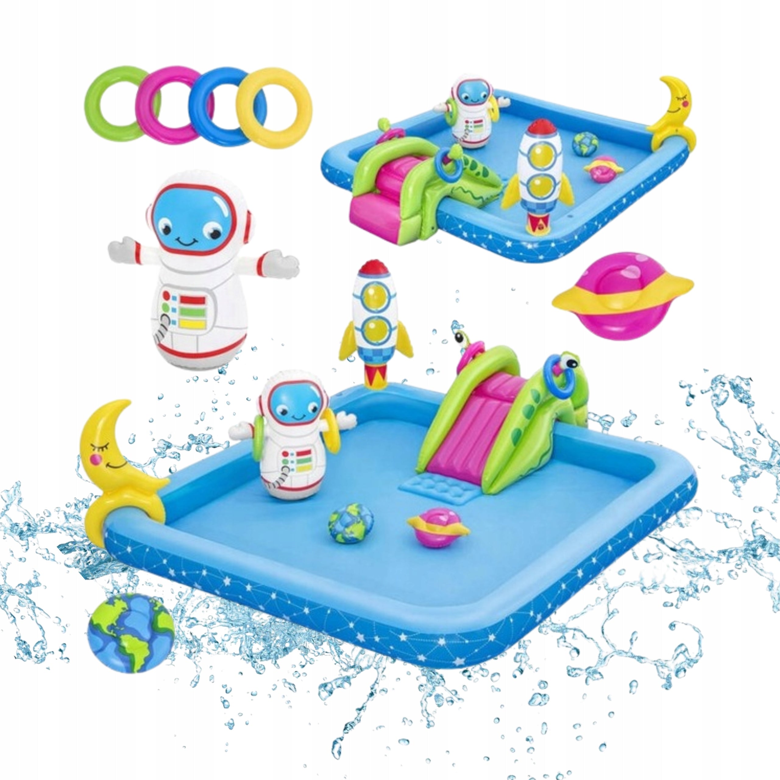 WATER INFLATABLE POOL BESTWAY 53126 228x206 CM FOR CHILDREN Brand Bestway