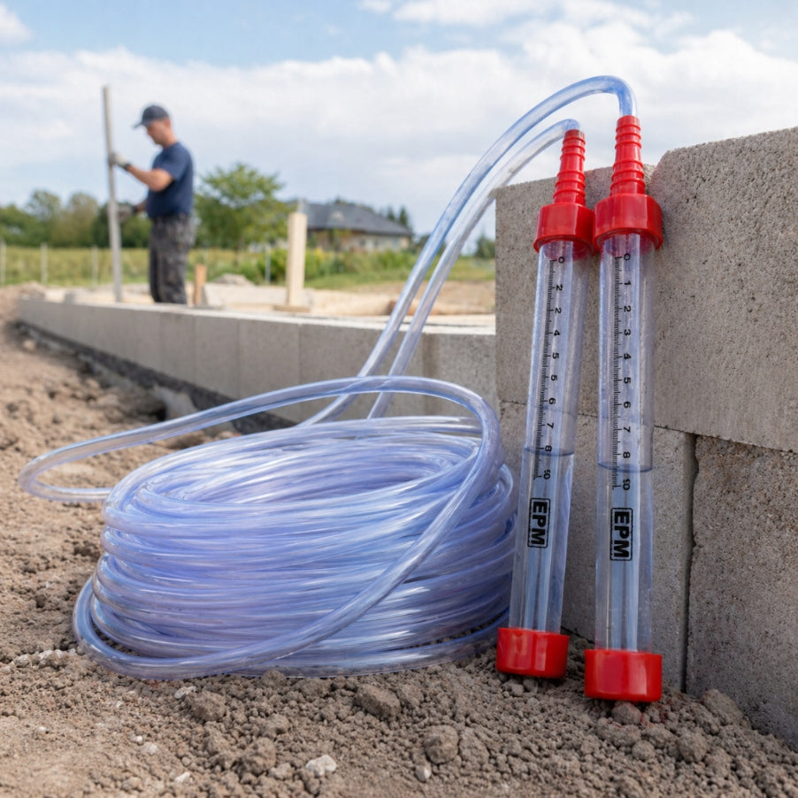 WATER LEVEL 25M WATER SCALE WITH LEVELING HOSE E-400-5193 EPM Number of vials 2