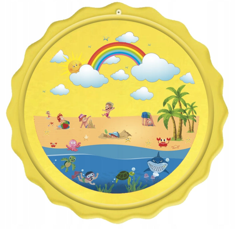 WATER MAT FOR CHILDREN 168 CM PADDLING POOL SPRINKLER POOL WATER CURTAIN EAN (GTIN) 5903631401749