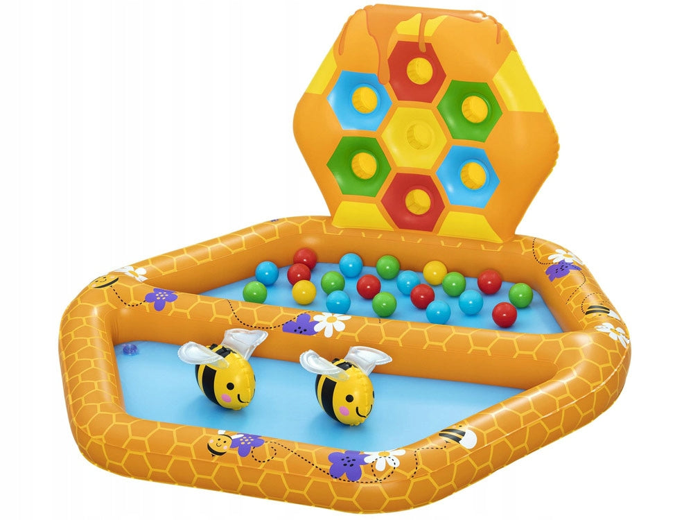WATER PLAYGROUND FOR CHILDREN INFLATABLE POOL SHOWER TRAY SORTER + 20x BALLS Brand Bestway