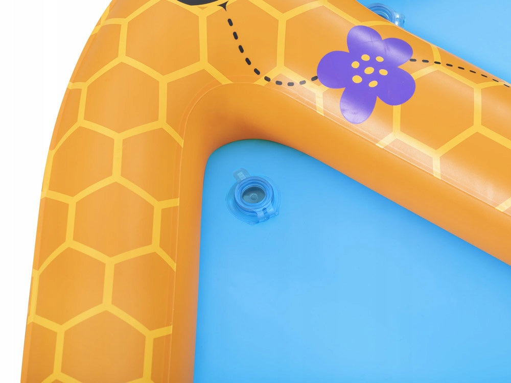 WATER PLAYGROUND FOR CHILDREN INFLATABLE POOL SHOWER TRAY SORTER + 20x BALLS Length 127 cm