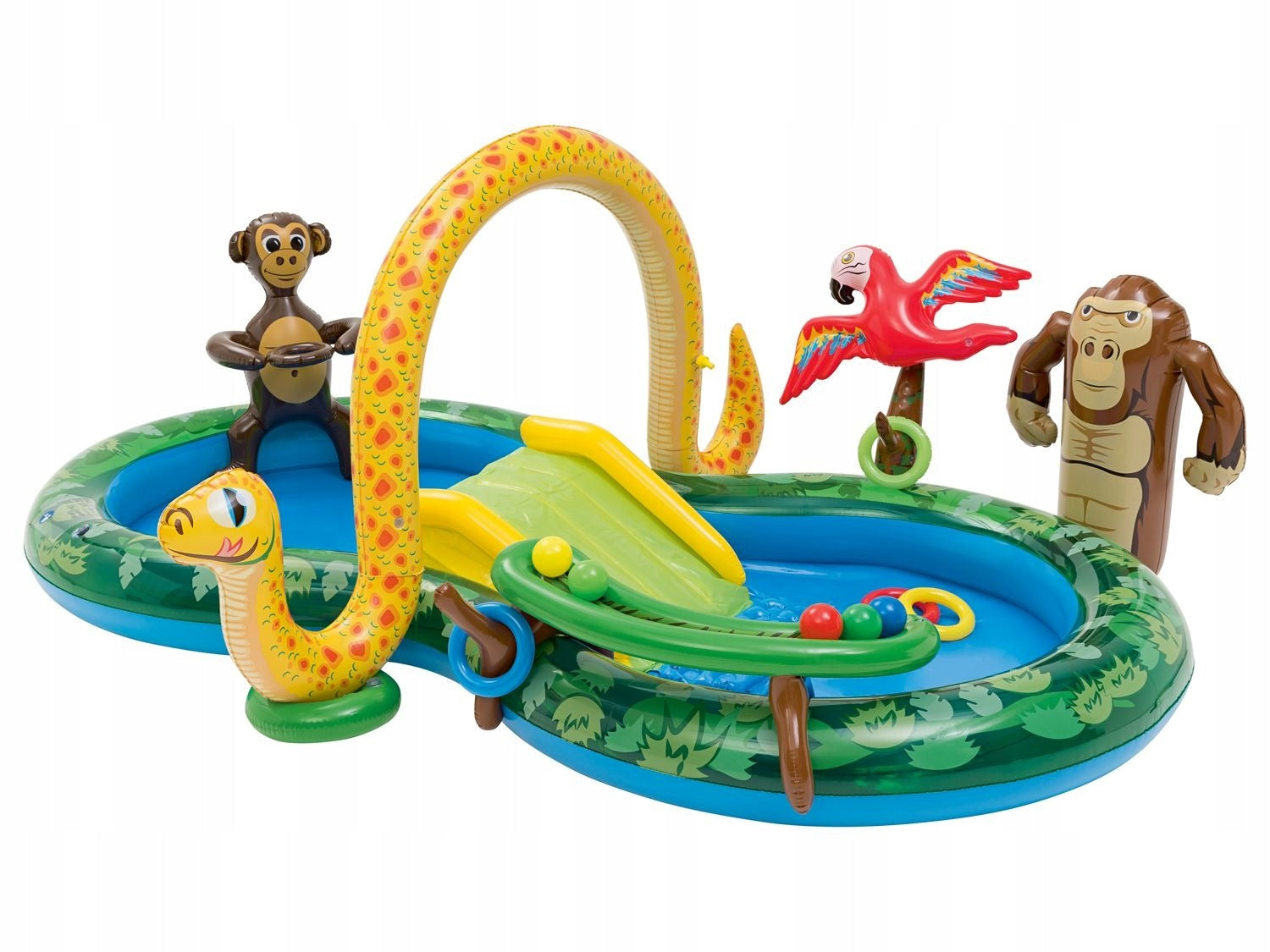 WATER PLAYGROUND INFLATABLE POOL FOR CHILDREN RICH SET 297 x 162 cm Manufacturer code BASEN OGRODOWYCH DMUCHANY DLA DZIECI