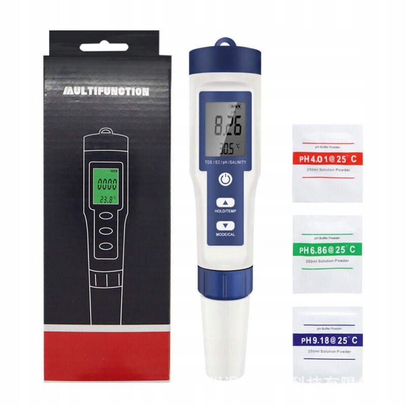 WATER QUALITY METER TDS EC TEMPERATURE OSMOSIS SENSITIVE TESTER 5in1