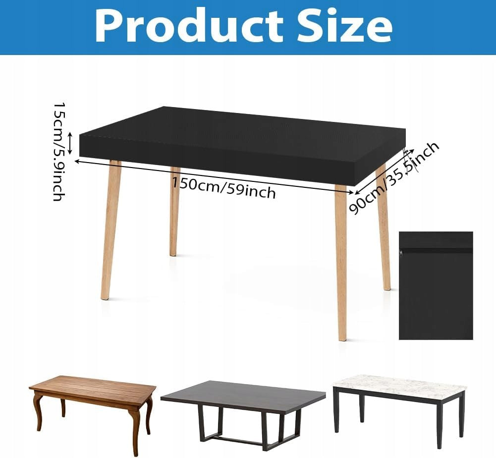 WATER RESISTANT GARDEN TABLE COVER 150X90 PROTECTIVE OXFORD PATIO FURNITURE Manufacturer code POKROWIEC NA STÓŁ OGRODOWY TARASOWY 150X90
