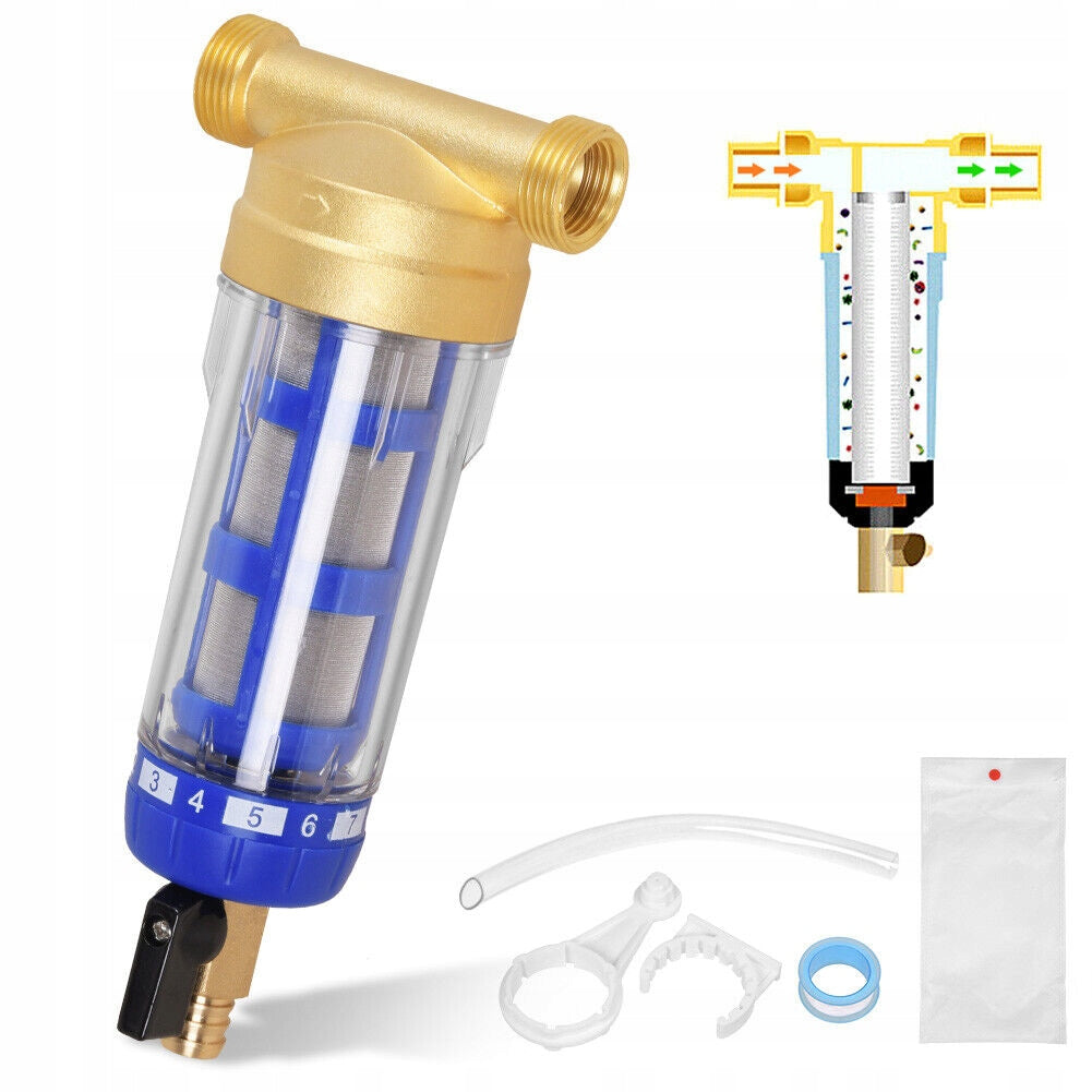 WATER SETTLEMENT FILTER COMPLETE SELF-CLEANING 3/4" Brand no brand