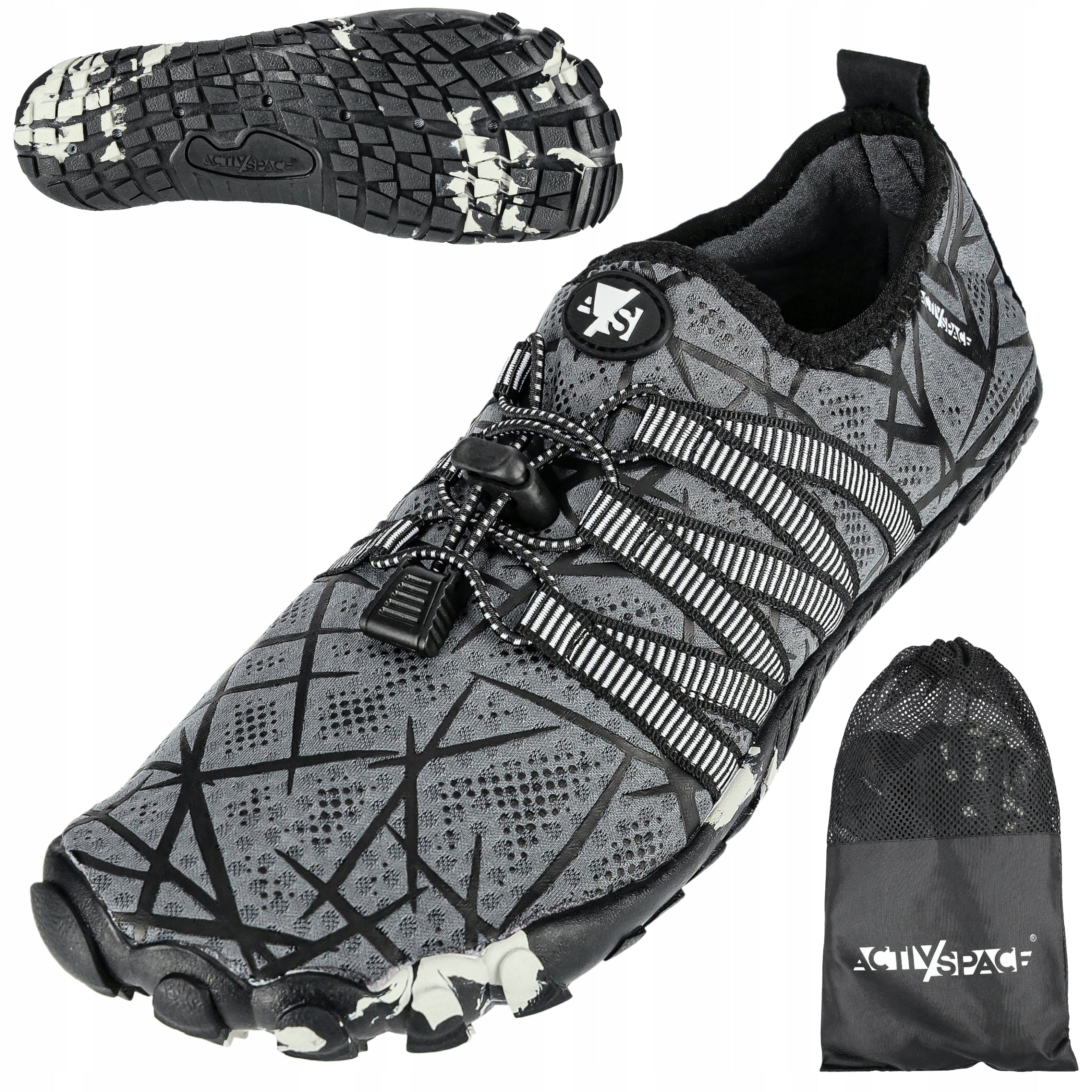 WATER SHOES MEN'S BEACH SWIMMING ON SEA URCHIN REEF CORALS R 43 + BAG