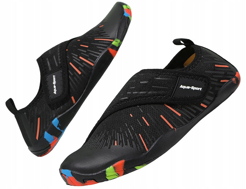 WATER SHOES SWIMMING ON STONES SEA URCHINS CORAL BEACH WOMEN'S 40 Color black