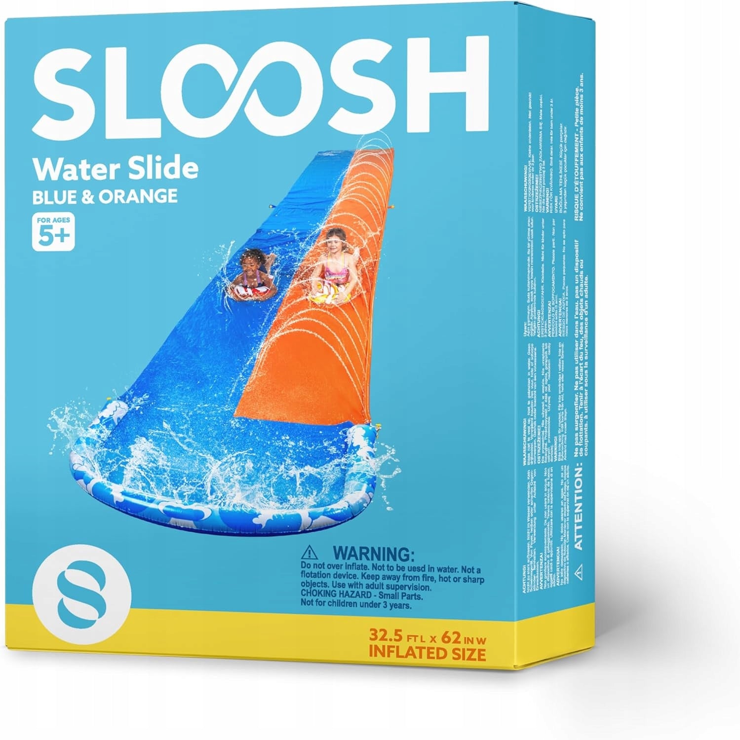 WATER SLIDE 10M SLIDE FOR CHILDREN + 2 BOARDS HIT SUMMER Brand no brand