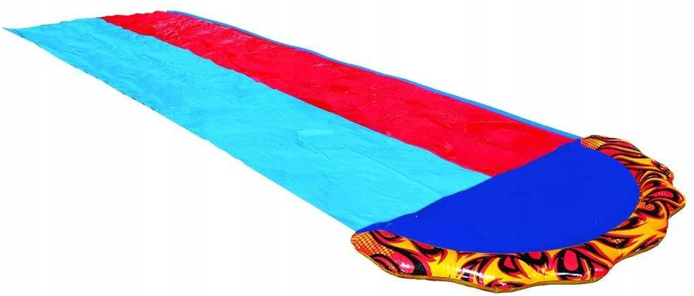 WATER SLIDE DOUBLE SLIDE WITH FOUNTAIN +2 BOARDS FOR CHILDREN SLIDE Kind water
