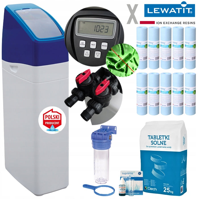 WATER SOFTENER 30L, CLACK WS1CI, LEWATIT, WARRANTY 8 YEARS, FREEBIES