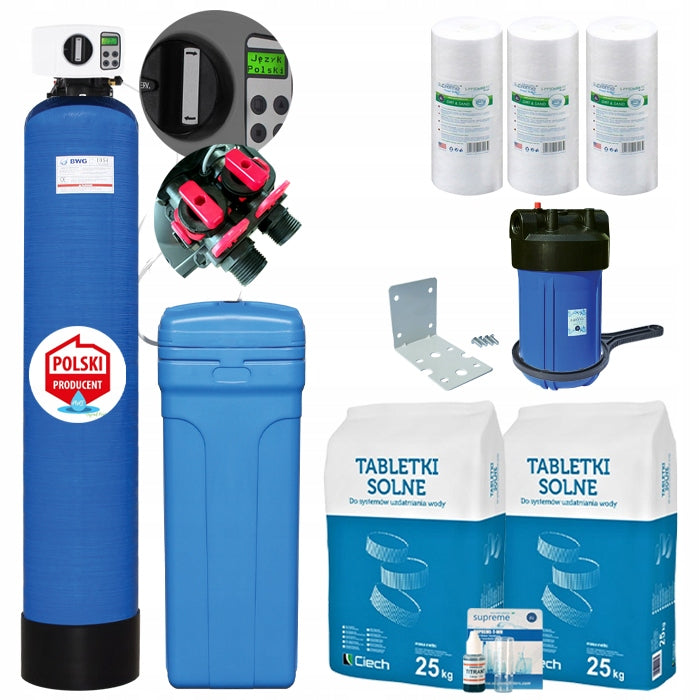 WATER SOFTENER 36L, IRON, MANGANESE, AMMONIA, WELL, MENU PL, FREEBIES!