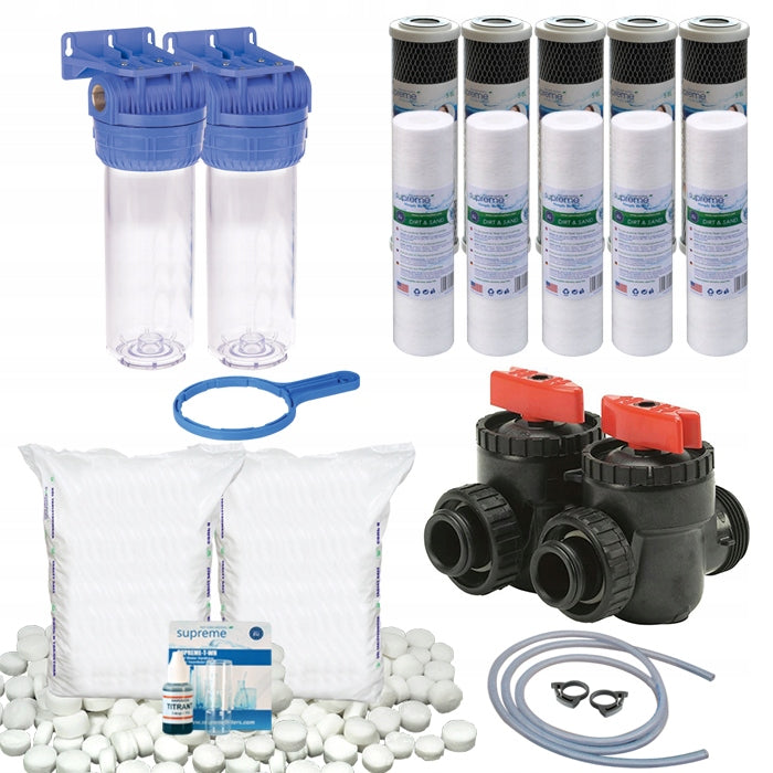 WATER SOFTENER, CLEVER 25KCI, DRY TANK, SALT ALARM, POLISH MANUFACTURER Manufacturer code SUPREME CLEVER CI 25K/DF
