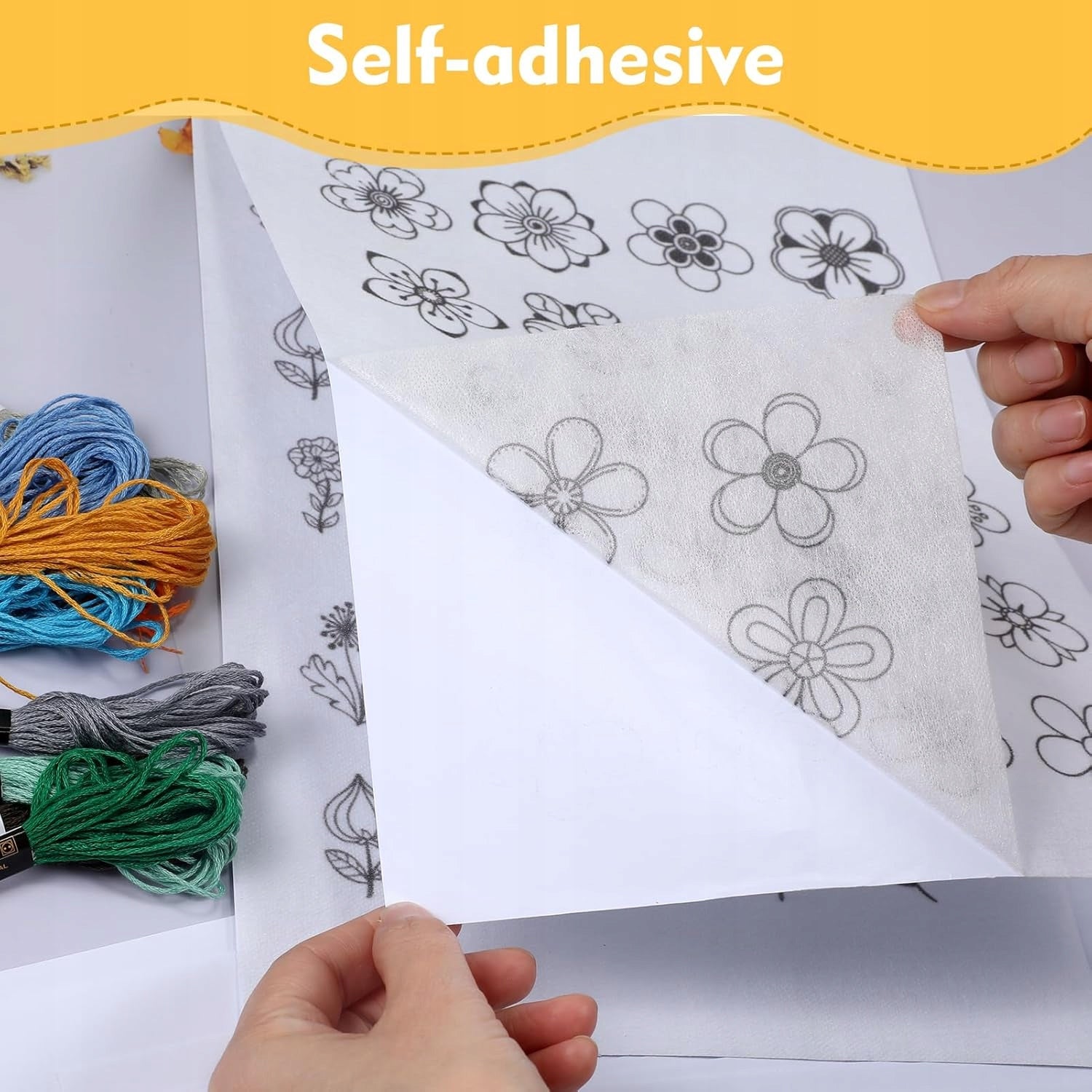 WATER SOLUBLE EMBROIDERY PAPER A4 STABILIZER FOR EMBROIDERY Brand Dow