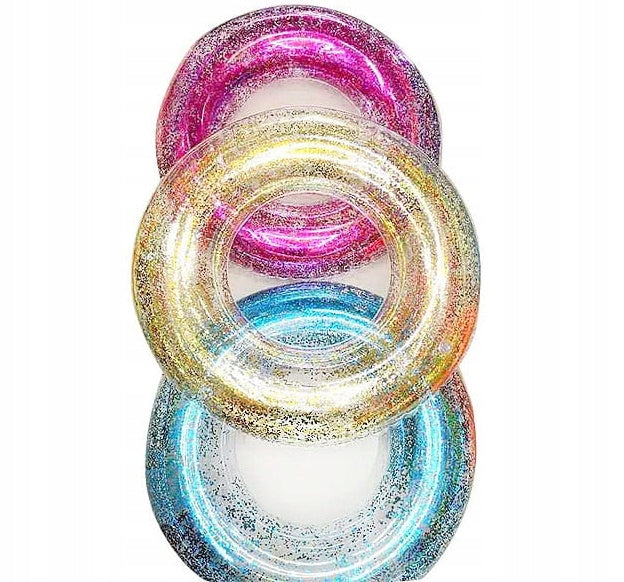 WATER TOY CIRCLE SWIMMING WHEEL 70CM GLITTER Packaging status original