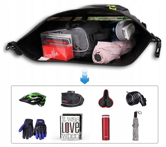 WATERFLY Bike Rack Bag 25 l Waterproof Bike Bag BLACK Model 25L
