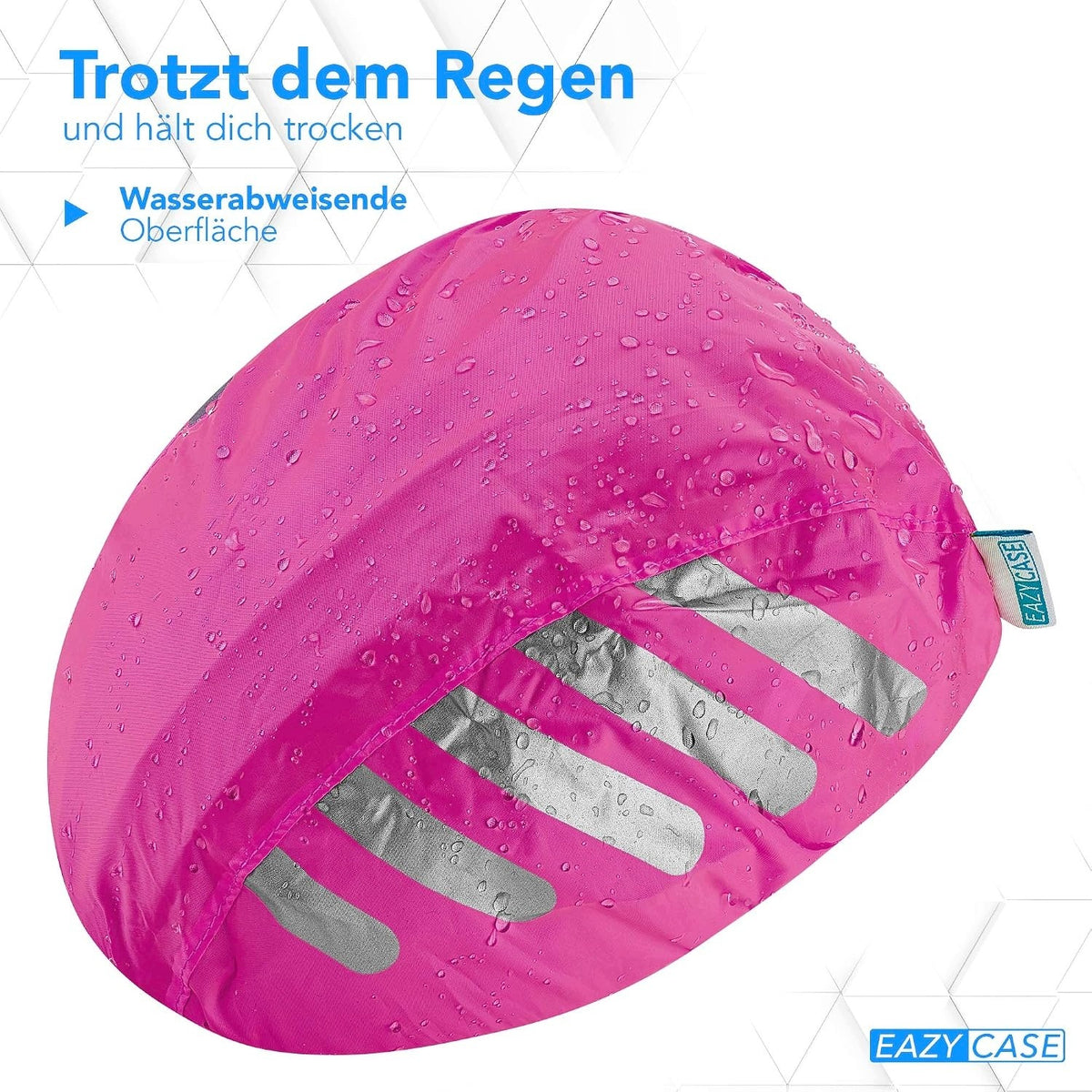 WATERPROOF ANTI-SWEAT COVER FOR BICYCLE HELMET NEON PINK Manufacturer CASR