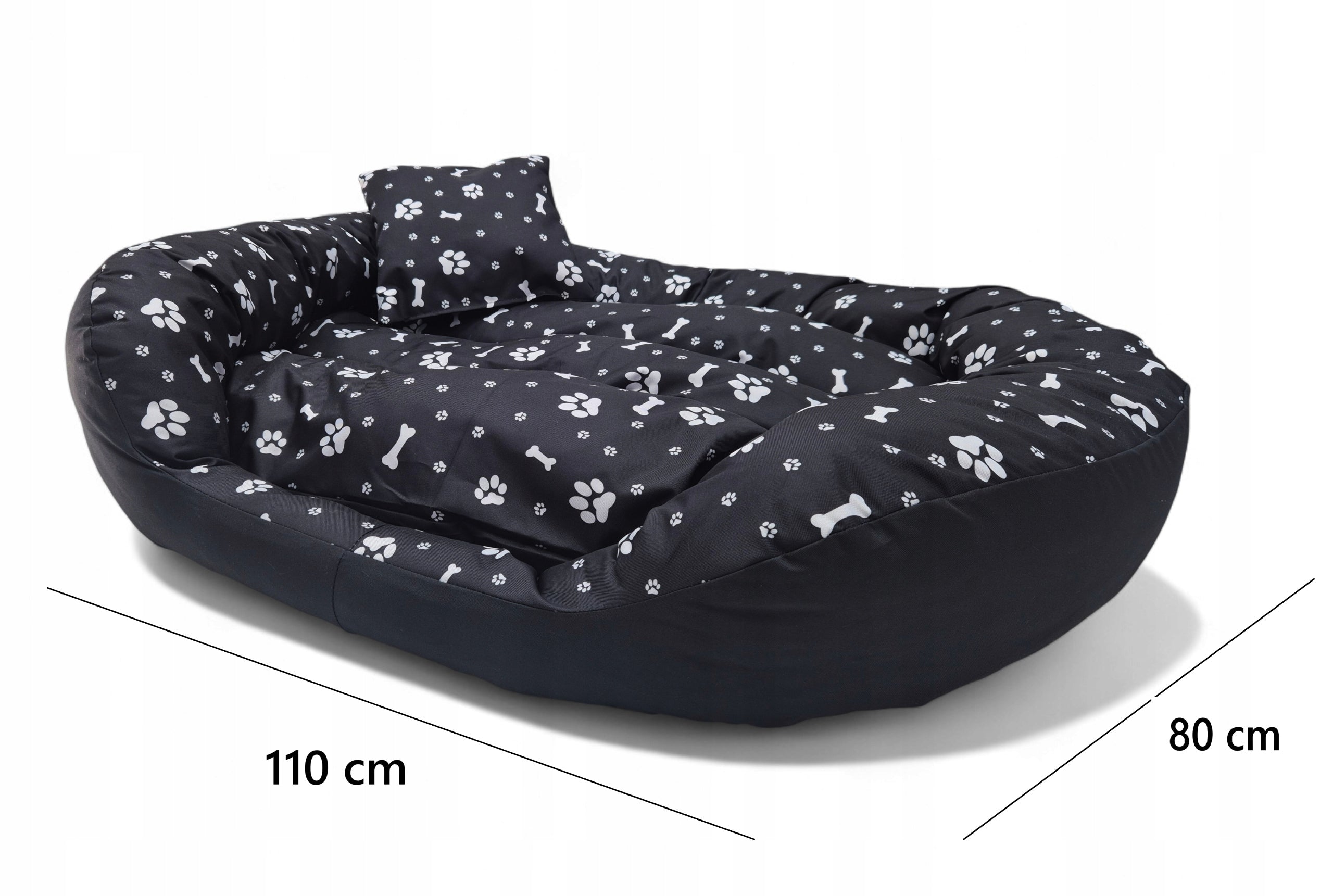 WATERPROOF BED COUCH BED DOG PLAYPEN 110x80 + PILLOW Brand Odol-Plusz